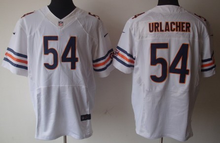 Nike Chicago Bears #54 Brian Urlacher White Elite Jersey