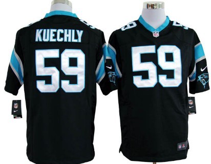 Nike Carolina Panthers #59 Luke Kuechly Black Game Jersey 