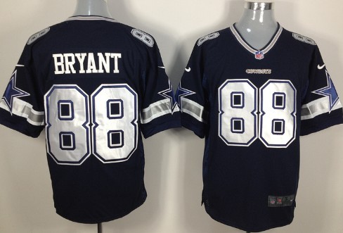 Nike Dallas Cowboys #88 Dez Bryant Blue Game Jersey 