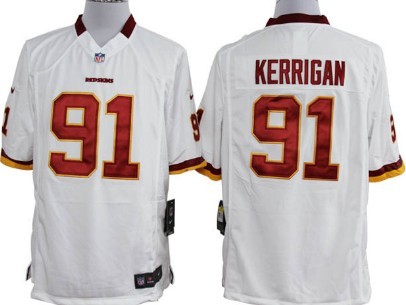 Nike Washington Redskins #91 Ryan Kerrigan White Game Jersey 