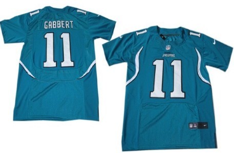 Nike Jacksonville Jaguars #11 Blaine Gabbert Green Elite Jersey