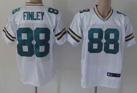 Nike Green Bay Packers #88 Jermichael Finley White Elite Jersey