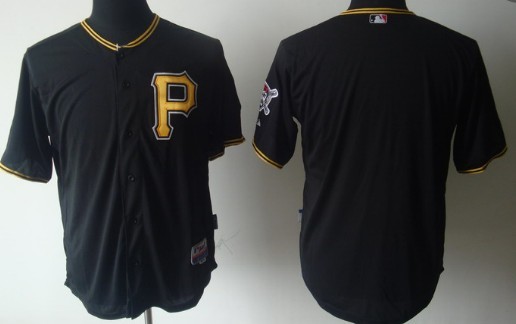 Pittsburgh Pirates Blank Black Jersey 