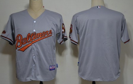 Baltimore Orioles Blank Gray Jersey 