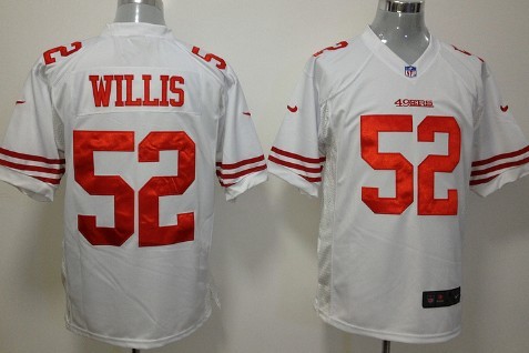 Nike San Francisco 49ers #52 Patrick Willis White Game Jersey 