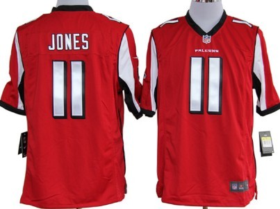 Nike Atlanta Falcons #11 Julio Jones Red Game Jersey