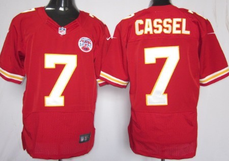 Nike Kansas City Chiefs #7 Matt Cassel Red Elite Jersey