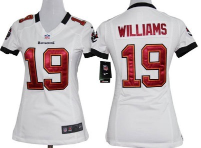 Nike Tampa Bay Buccaneers #19 Mike Williams White Game Womens Jersey