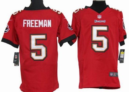 Nike Tampa Bay Buccaneers #5 Josh Freeman Red Game Kids Jersey 