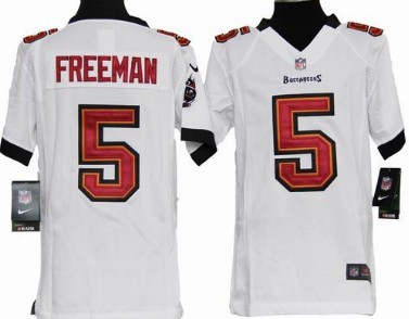 Nike Tampa Bay Buccaneers #5 Josh Freeman White Game Kids Jersey 