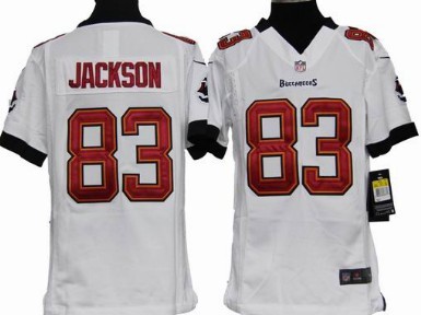 Nike Tampa Bay Buccaneers #83 Vincent Jackson White Game Kids Jersey 