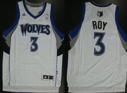 Minnesota Timberwolves #3 Brandon Roy Revolution 30 Swingman White Jersey 