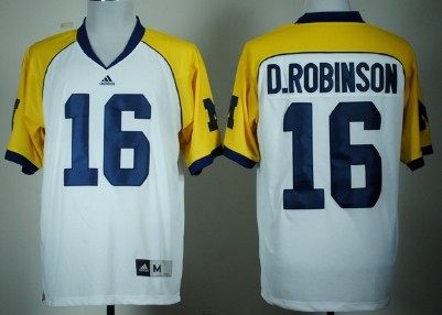 Michigan Wolverines #16 Denard Robinson White Cowboys Classic Jersey