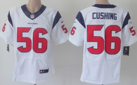 Nike Houston Texans #56 Brian Cushing White Elite Jersey 