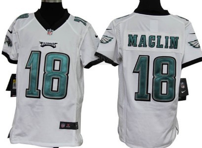 Nike Philadelphia Eagles #18 Jeremy Maclin White Game Kids Jersey 