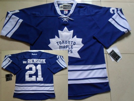 Toronto Maple Leafs #21 James van Riemsdyk Blue Third Jersey 