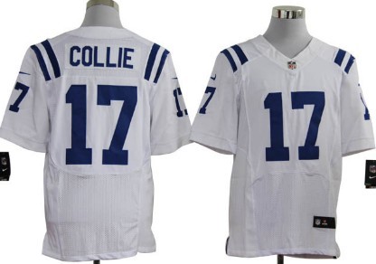 Nike Indianapolis Colts #17 Austin Collie White Elite Jersey 