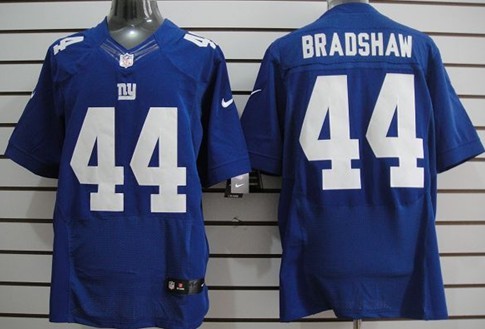 Nike New York Giants #44 Ahmad Bradshaw Blue Elite Jersey