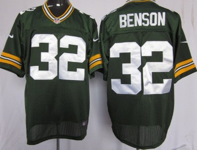 Nike Green Bay Packers #32 Cedric Benson Green Elite Jersey