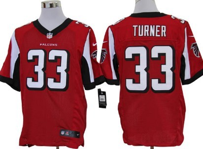 Nike Atlanta Falcons #33 Michael Turner Red Elite Jersey