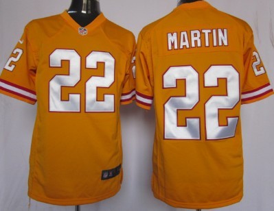 Nike Tampa Bay Buccaneers #22 Doug Martin Orange Game Jersey 