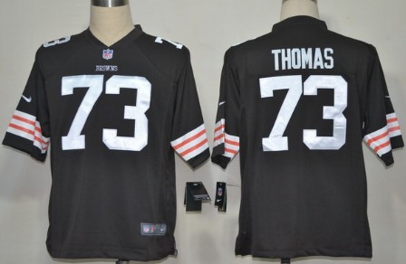 Nike Cleveland Browns #73 Joe Thomas Brown Game Jersey 