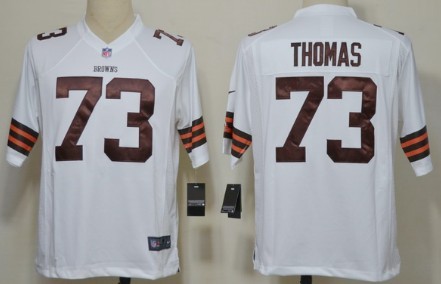 Nike Cleveland Browns #73 Joe Thomas White Game Jersey 