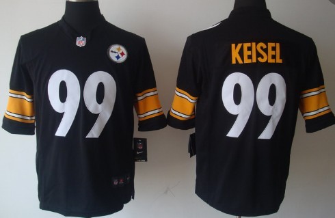 Nike Pittsburgh Steelers #99 Brett Keisel Black Limited Jersey 