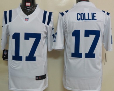 Nike Indianapolis Colts #17 Austin Collie White Limited Jersey 