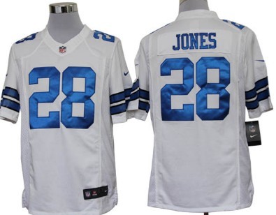 Nike Dallas Cowboys #28 Felix Jones White Limited Jersey 