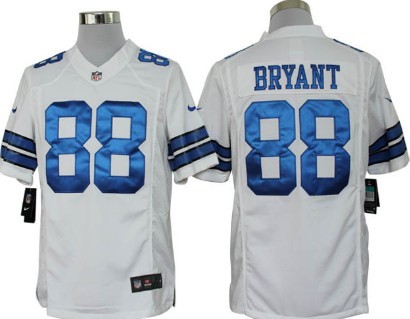 Nike Dallas Cowboys #88 Dez Bryant White Limited Jersey 