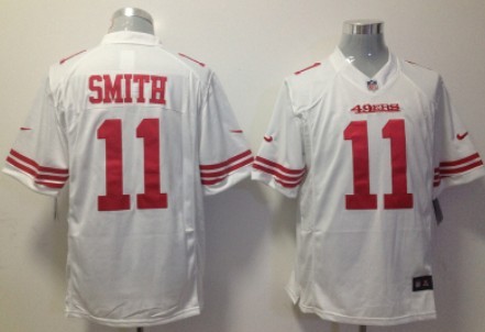 Nike San Francisco 49ers #11 Alex Smith White Limited Jersey 