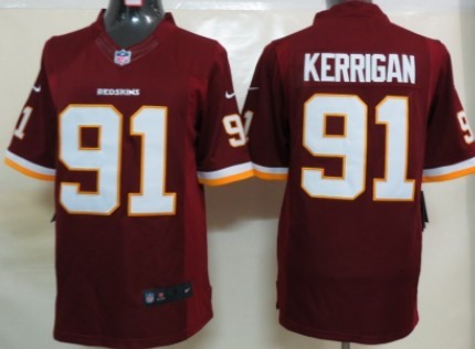 Nike Washington Redskins #91 Ryan Kerrigan Red Limited Jersey 