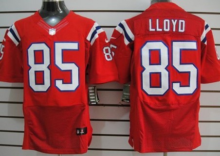 Nike New England Patriots #85 Brandon Lloyd Red Elite Jersey 