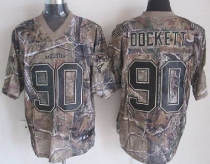 Nike Arizona Cardinals #90 Darnell Dockett Realtree Camo Elite Jersey