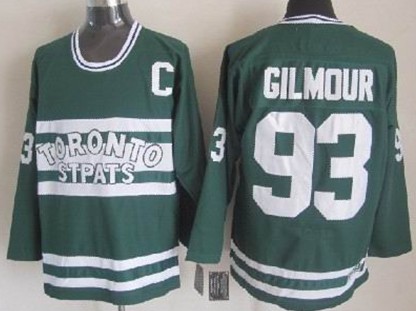 Toronto Maple Leafs #93 Doug Gilmour Green Throwback CCM Jersey 