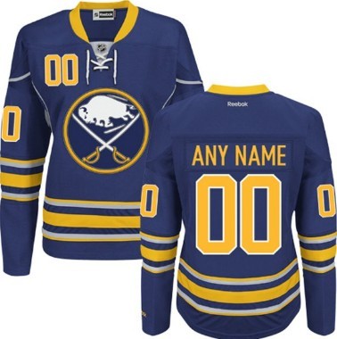 Buffalo Sabres Womens Customized Blue Third Jersey 