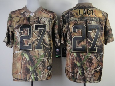 Nike Green Bay Packers #27 Eddie Lacy Realtree Camo Elite Jersey 