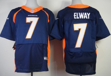 Nike Denver Broncos #7 John Elway 2013 Blue Elite Jersey 