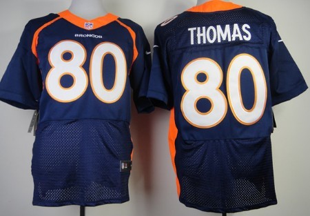 Nike Denver Broncos #80 Julius Thomas 2013 Blue Elite Jersey 