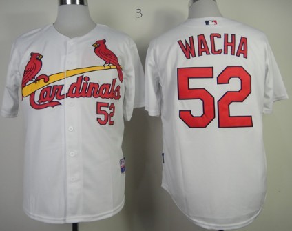 St. Louis Cardinals #52 Michael Wacha White Jersey 