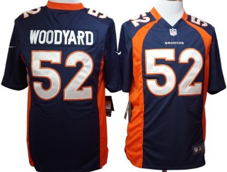 Nike Denver Broncos #52 Wesley Woodyard Blue Game Jersey 