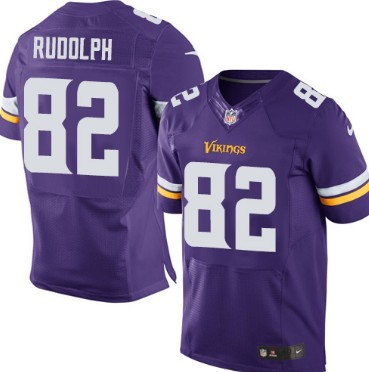 Nike Minnesota Vikings #82 Kyle Rudolph 2013 Purple Elite Jersey 