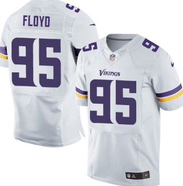 Nike Minnesota Vikings #95 Sharrif Floyd 2013 White Elite Jersey 