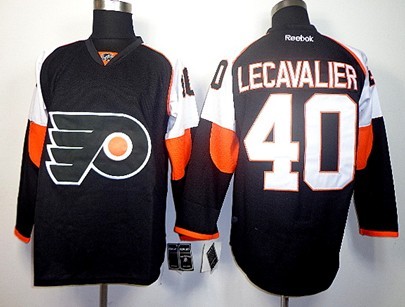 Philadelphia Flyers #40 Vincent Lecavalier Black Jersey 