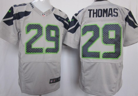 Nike Seattle Seahawks #29 Earl Thomas Gray Elite Jersey