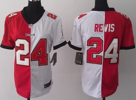 Nike Tampa Bay Buccaneers #24 Darrelle Revis/And White Two Tone Womens Jersey