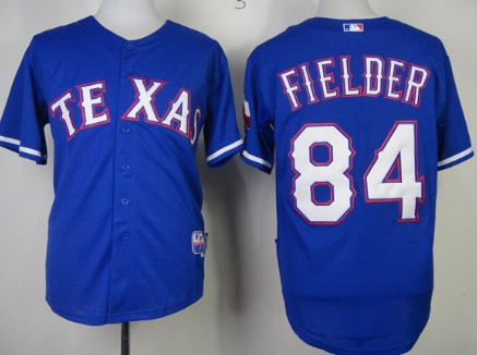 Texas Rangers #84 Prince Fielder 2014 Blue Jersey 