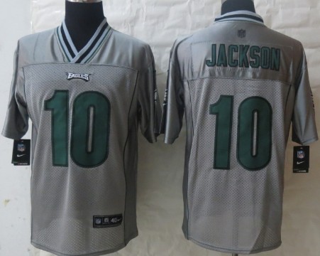 Nike Philadelphia Eagles #10 DeSean Jackson 2013 Gray Vapor Elite Jersey