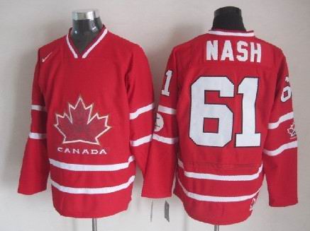 2010 Olympics Canada #61 Rick Nash Red Jersey 